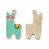 Alloy Enamel Pendants ENAM-C006-03KCG-2