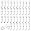 Unicraftale 50Pcs 304 Stainless Steel Fold Over Clasps STAS-UN0041-57-1