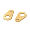 Brass Chain Extender Connectors KK-R211-12G-2