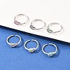 Brass Micro Pave Cubic Zirconia Finger Rings RJEW-C153-01P-1