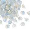 Transparent Glass Beads Caps X-GLAA-B028-01K-1