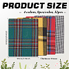32Pcs 4 Colors Polyester Iron on Cloth Patches DIY-MA0007-28-2