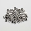 Rack Plating Brass Round Spacer Beads X1-KK-I601-3mm-P-RS-2