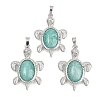 Natural Amazonite Pendants G-A315-03E-P-1