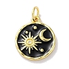 Rack Plated Brass Enamel Pendants X-KK-Z039-02B-1