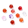Autumn Theme Transparent Glass Beads GLAA-P049-A-1