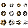 360Pcs 12 Style Alloy Spacer Beads FIND-PA0001-02-7