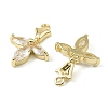 Brass Micro Pave Cubic Zirconia Pendants LS-KK-C107-18B-G-2