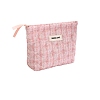 Polyester with Cotton Zipper Clutch Bags PW-WGF2788-02-1