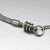 304 Stainless Steel European Round Snake Chains Bracelets STAS-J015-06-2