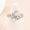 Brass Micro Pave Cubic Zirconia Cuff Rings for Women RJEW-Z113-48P-5