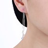 Trendy Brass Threader Earrings EJEW-BB21136-2