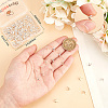 200Pcs Brass Bead Tips Knot Covers KK-BBC0015-90S-03-3
