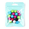 Macaron Color Plastic Yin-yang Zip Lock Bags OPP-N001-01A-02-3