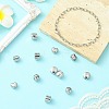 12Pcs 6 Styles 304 Stainless Steel European Style Clasps STAS-CJ0002-77-6