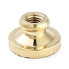 Texture Theme Roung Brass Stamp Head AJEW-M036-06M-G-3