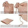 Burlap Packing Pouches Drawstring Bags ABAG-BC0001-04-5