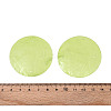 Spray Painted Natural Capiz Shell Connector Charms SSHEL-N039-03-01C-3