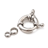 Brass Spring Ring Clasps KK-D407-01P-C-2