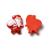 Christmas Opaque Resin Cabochons RESI-K019-28-2