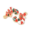 Christmas Alloy Enamel Pendants ENAM-D047-17G-04-3