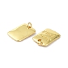 Eco-Friendly Brass Pendants KK-C221-03G-3