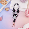 Hand-woven Flower Pendant Decorations KEYC-TAC0009-02KCG-07-4