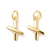 Brass Charms KK-G418-23G-1