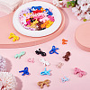 48Pcs 4 Styles Opaque Acrylic Beads OACR-TA0004-94A-6