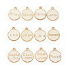 12Pcs Alloy Enamel Pendants ENAM-XCP0001-36KCG-2