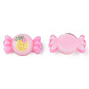Printed Translucent Epoxy Resin Cabochons LS-CRES-N034-29B-1