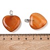 Natural Carnelian Pendants G-G956-B52-FF-3