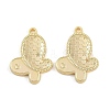Brass Pendants KK-F910-16G-1