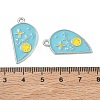 Alloy Enamel Pendants AL-CBA292F-01F-P-3