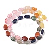 Cherry Quartz Glas & Natural Sodalite & Green Strawberry Quartz & Red Jasper & Red Aventurine & Rose Quartz Beads Strands G-Z135-A10-4