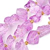Raw Rough Natural Quartz Crystal Beads Strands G-Z131-J01-04-2