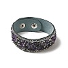 Faux Suede Snap Cord Bracelet LS-BJEW-F428-10-4