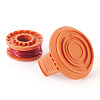 5pcs WA0010 Trimmer Replacement line spools with cap For Worx String Trimmer FIND-TAC0011-128E-3