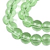Transparent Glass Beads Strands GLAA-T032-T6mm-26-4