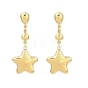304 Stainless Steel Dangle Stud Earrings LS-EJEW-P325-04A-G-4