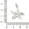 Brass Micro Pave Clear Cubic Zirconia Pendants X-KK-H254-12P-3