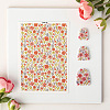 Flower Pattern Ceramics Clay Water Transfer Paper PW-WGC1FF9-08-1