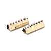 Brass Ribbon Crimp Ends KK-WH0046-34D-LG-1