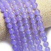 Natural Malaysia Jade Beads Strands G-L645-C01-8mm-06-3