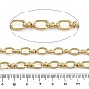 Rack Plating Brass Oval Link Chains CHC-G023-10G-2