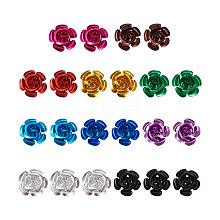 Fashewelry 300pcs 10 colors Aluminum Cabochons MRMJ-FW0001-02