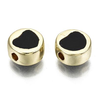 Alloy Enamel Beads X-ENAM-S122-030-RS-1