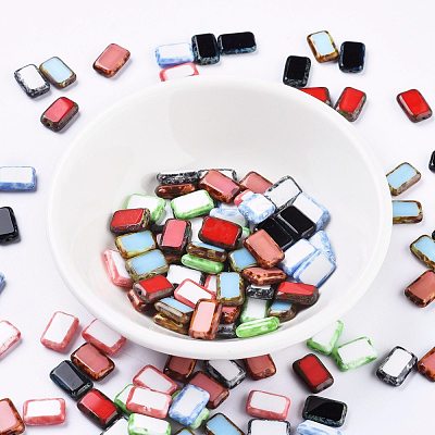 Retro Czech Glass Beads GLAA-I045-10A-1