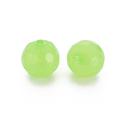 Imitation Jelly Acrylic Beads MACR-S373-97B-E06-1