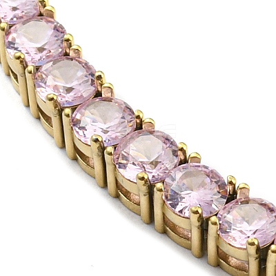 Rhinestone Bracelet BJEW-C049-01G-01-1